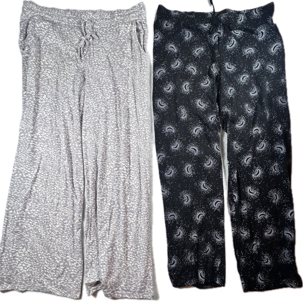 Charter Club Women's L Pajama Pants Lot 2 NWT Modal Cotton Lounge Sleepwear